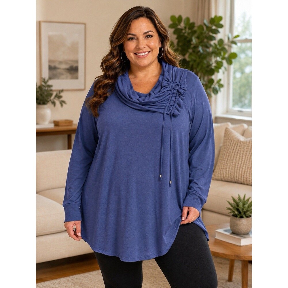 Belldini Cowl Neck Women’s Tunic Top Size 2X